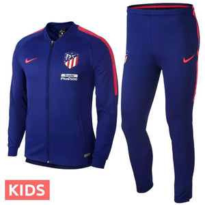 Kids - Atletico Madrid blue presentation soccer tracksuit 2018/19 - Nike - SoccerTracksuits.com