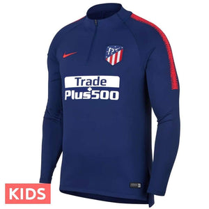 Kids - Atletico Madrid Blue Technical Training Soccer Tracksuit 2018/19 - Nike - SoccerTracksuits.com