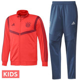 Kids - Bayern Munich training bench Soccer tracksuit 2019/20 - Adidas - SoccerTracksuits.com