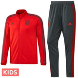 Kids - Bayern Munich Training Players Soccer Tracksuit 2018/19 - Adidas - SoccerTracksuits.com