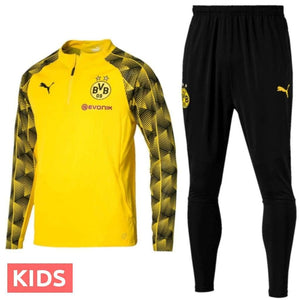 Kids - BVB Borussia Dortmund Training Technical Soccer Tracksuit 2018 - Puma - SoccerTracksuits.com