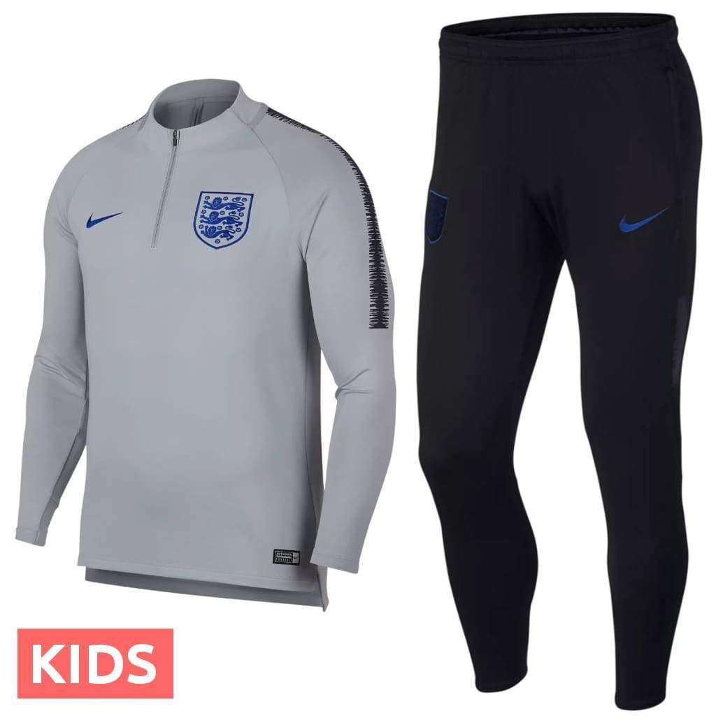 Kids - England Team Tech Training Soccer Tracksuit 2018/19 - Nike - SoccerTracksuits.com
