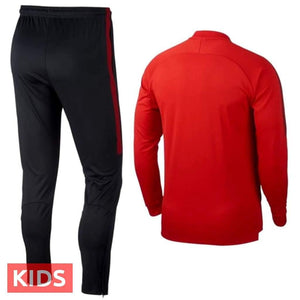 Kids - Jordan x PSG red/black presentation soccer tracksuit UCL 2018/19 - Jordan - SoccerTracksuits.com