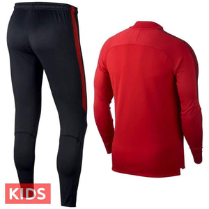 Kids - Jordan x PSG red/black technical soccer tracksuit UCL 2018/19 - Jordan - SoccerTracksuits.com