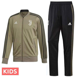 Kids - Juventus Bench Training Soccer Tracksuit 2018/19 - Adidas - SoccerTracksuits.com