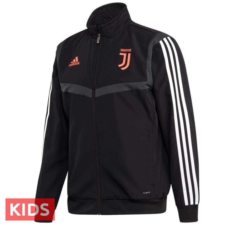 Kids - Juventus black presentation Soccer tracksuit 2019/20 - Adidas