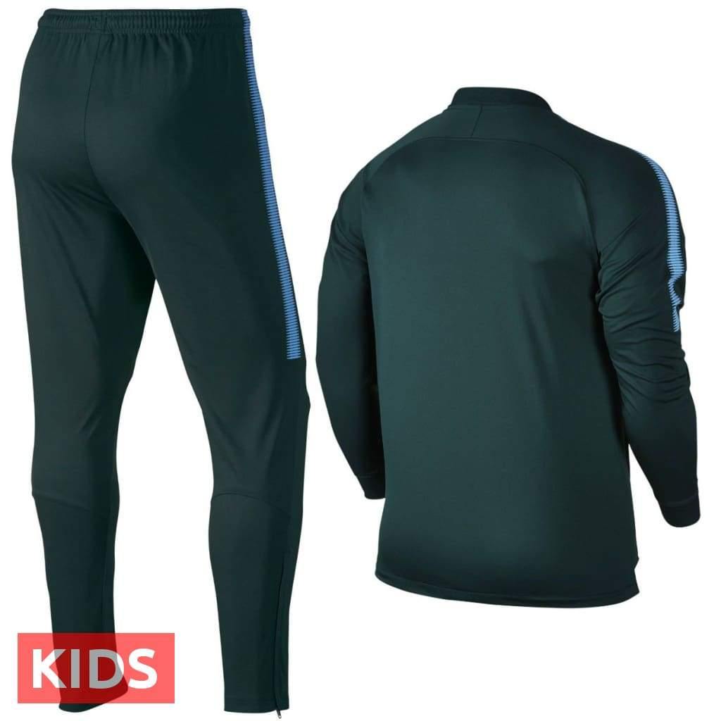 Kids Manchester City UCL Presentation Soccer Tracksuit 2017/18 Nike
