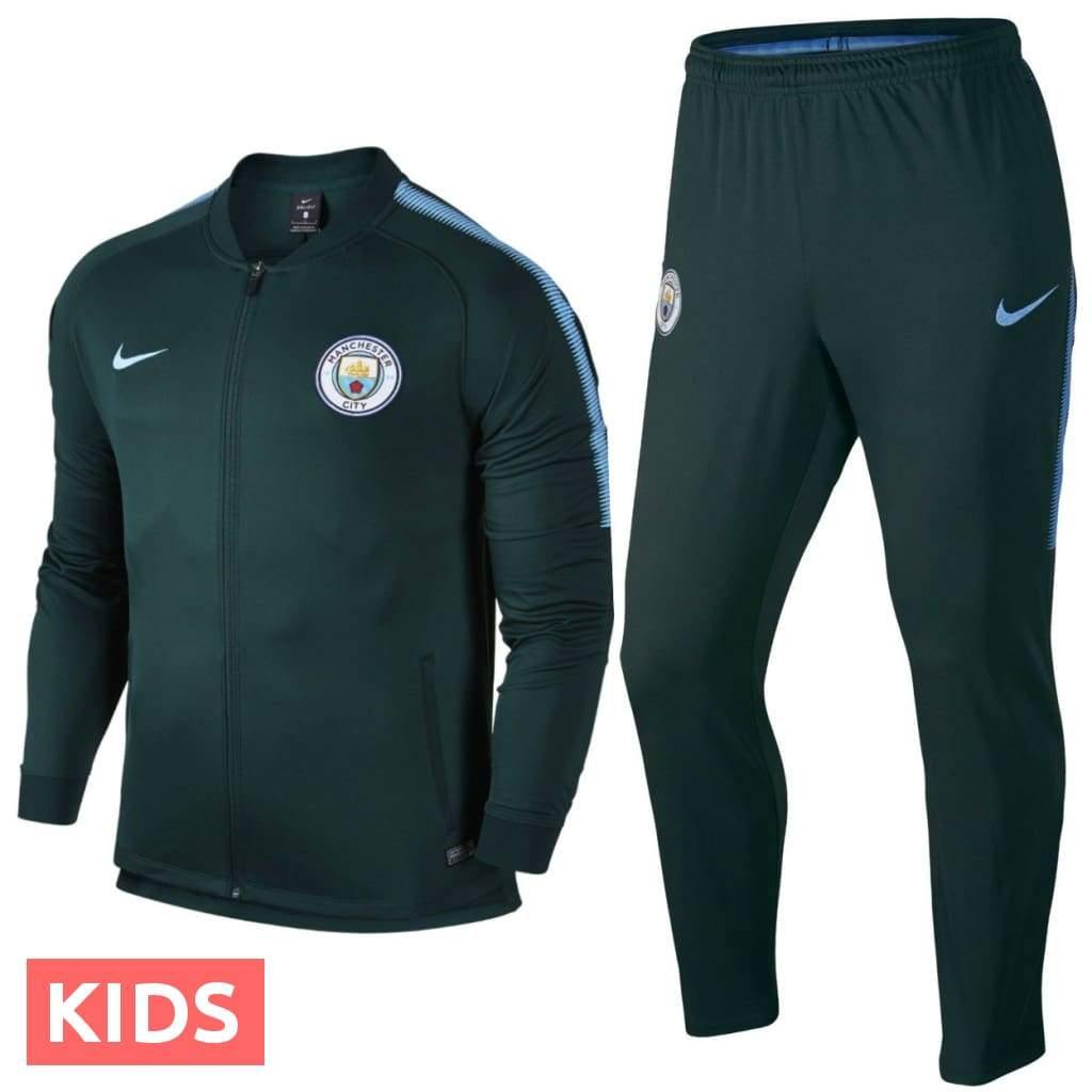 Kids - Manchester City UCL Presentation Soccer Tracksuit 2017/18 - Nike - SoccerTracksuits.com
