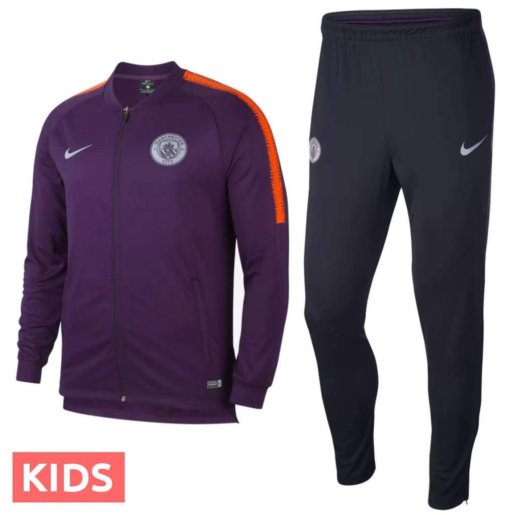 Kids - Manchester City UCL presentation soccer tracksuit 2018/19 - Nike - SoccerTracksuits.com