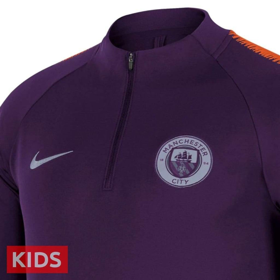 Kids - Manchester City UCL training technical soccer tracksuit 2018/19 - Nike - SoccerTracksuits.com