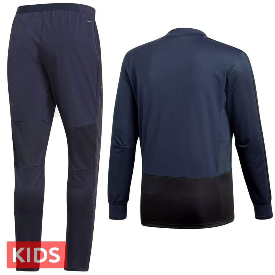 Kids - Manchester United training sweat soccer tracksuit UCL 2018/19 - Adidas - SoccerTracksuits.com