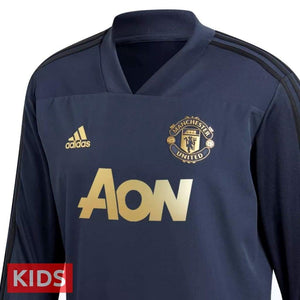 Kids - Manchester United training sweat soccer tracksuit UCL 2018/19 - Adidas - SoccerTracksuits.com