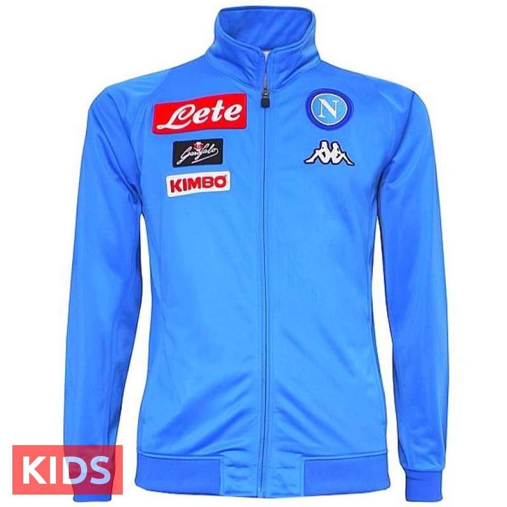 Kids - SSC Napoli light blue training Soccer Tracksuit 2016/17