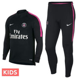 Kids - Paris Saint Germain black training technical Soccer tracksuit 2018/19 - Nike - SoccerTracksuits.com