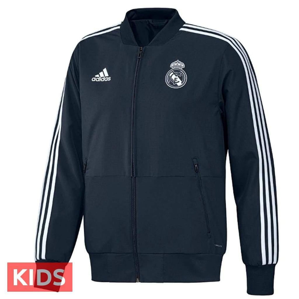 Kids - Real Madrid presentation Soccer 2018/19 - Adidas SoccerTracksuits.com