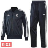Kids - Real Madrid Training/Presentation Soccer Tracksuit 2018/19 - Adidas - SoccerTracksuits.com