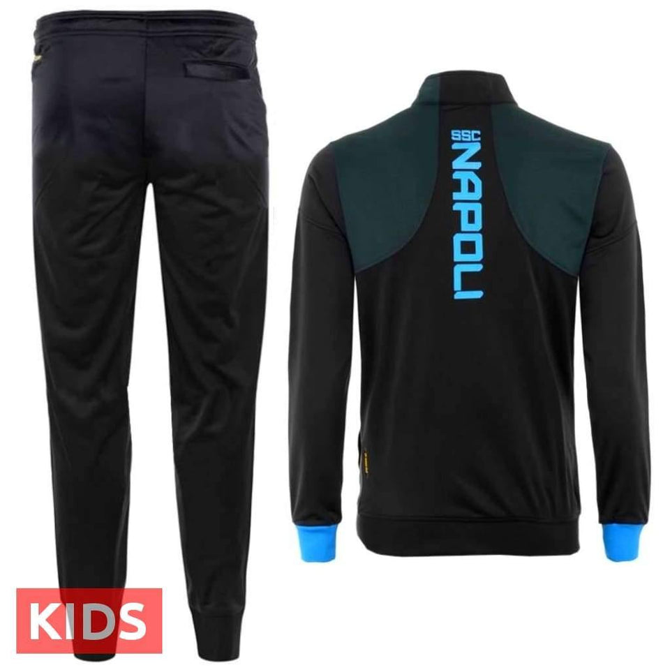 bijstand na school Madeliefje Kids - SSC Napoli dark blue presentation soccer tracksuit 2018/19 - Kappa –  SoccerTracksuits.com