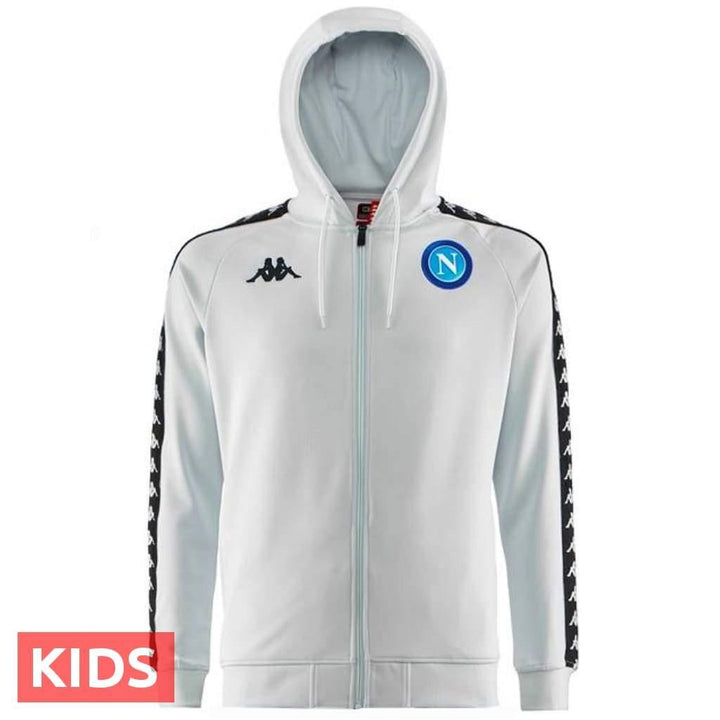 Kids - SSC Napoli UCL hooded presentation soccer tracksuit 2018/19 - Kappa