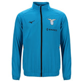 Lazio Mizuno soccer tracksuit light blue featuring a sleek design and logo for soccer enthusiasts