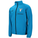 Lazio Mizuno soccer tracksuit light blue jacket with logo and zip closure for athletes