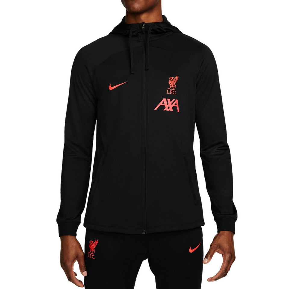 Liverpool F.C. Strike Third Men's Nike Dri-FIT Football Hooded Tracksuit  Jacket. Nike CA