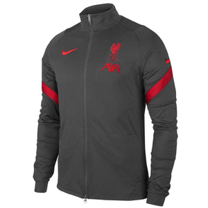 Liverpool FC grey training presentation soccer tracksuit 2020/21 - Nike - SoccerTracksuits.com