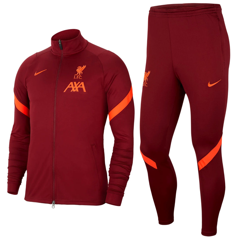 Liverpool FC red training presentation soccer tracksuit 2021/22 - Nike