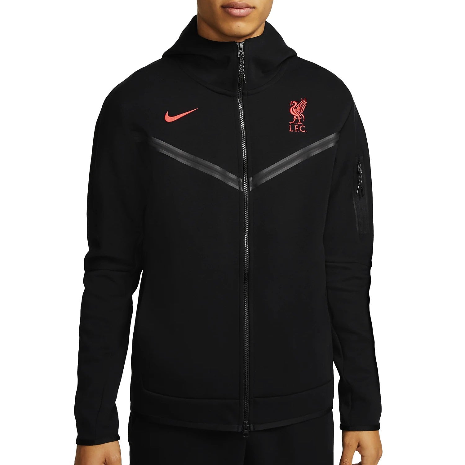 Liverpool FC black Tech Fleece presentation tracksuit 2022/23 Nike
