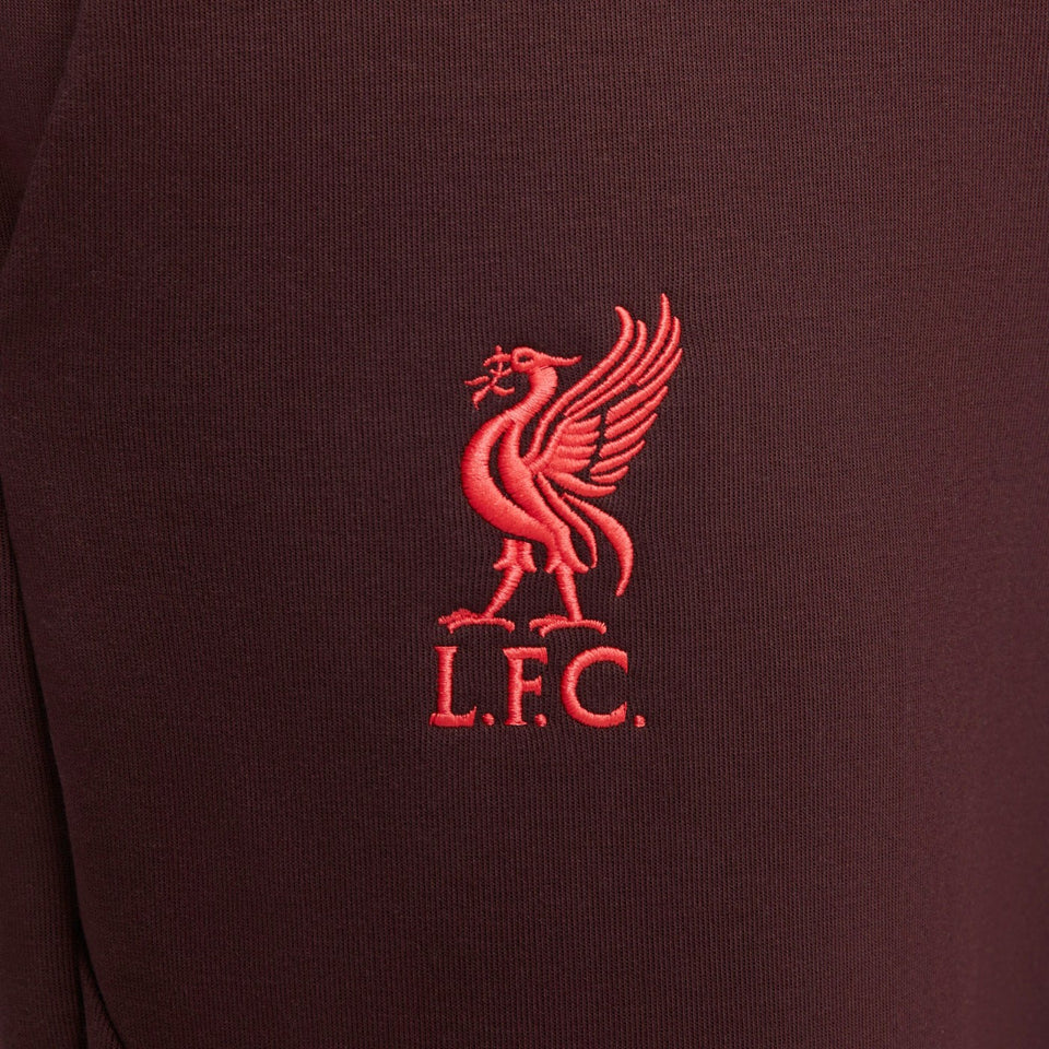 Liverpool FC dark red Tech Fleece presentation tracksuit 2023 - Nike
