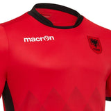 Albania national team Home soccer jersey 2016/17 - Macron - SoccerTracksuits.com