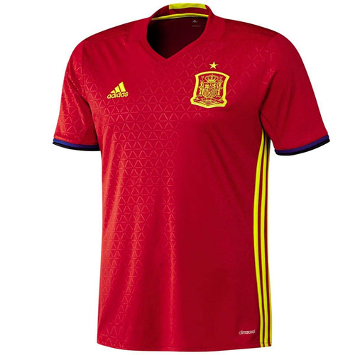 Spain national team Home soccer jersey 2016/17 - Adidas - SoccerTracksuits.com