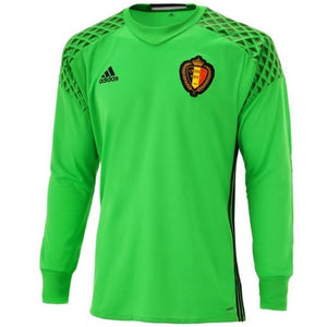 Belgium goalkeeper Home soccer jersey 2016/17 - Adidas - SoccerTracksuits.com