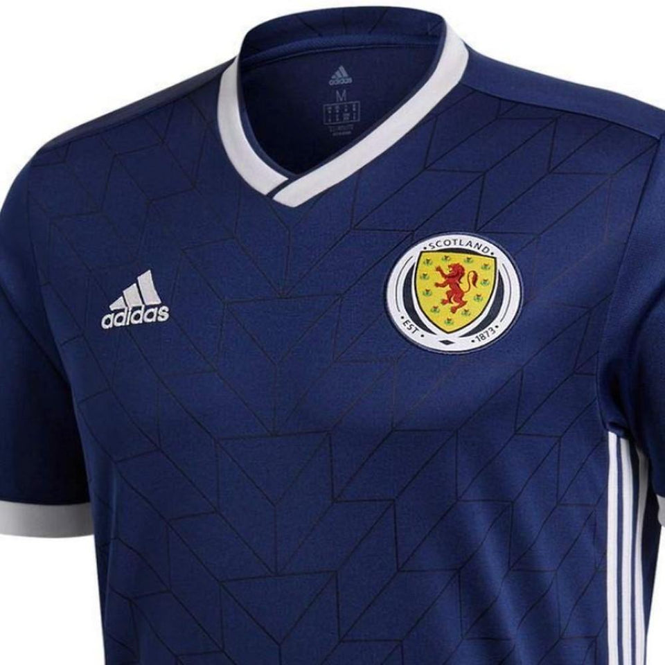 Scotland national team Home soccer jersey 2018/19 - Adidas - SoccerTracksuits.com