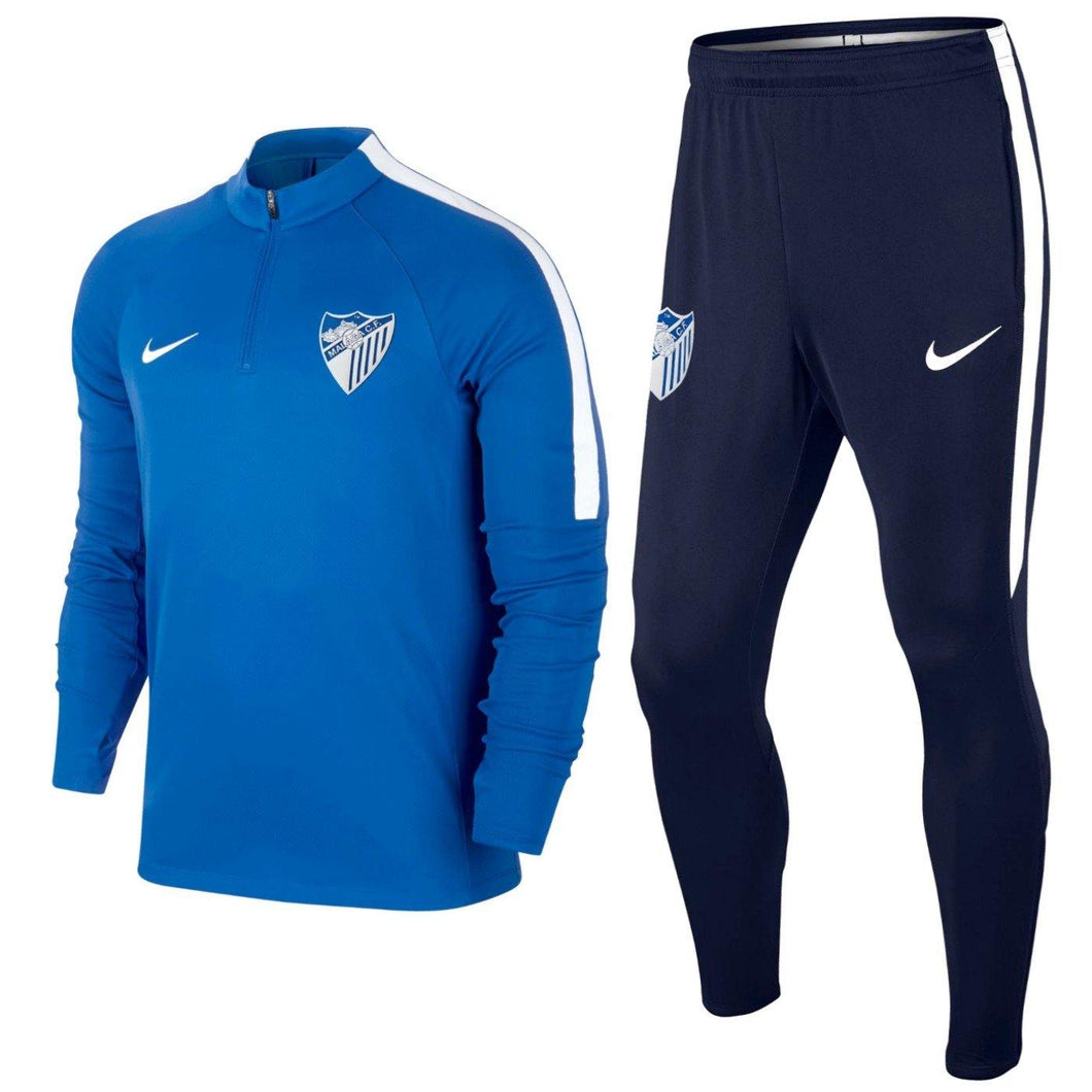 Malaga CF soccer training technical tracksuit 2018/19 - Nike - SoccerTracksuits.com