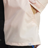 Close-up of Manchester United down parka jacket 2023 showcasing stylish design and durable fabric