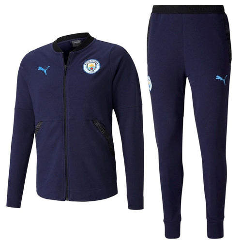 Manchester City Casual presentation Soccer tracksuit 2020/21 - Puma - SoccerTracksuits.com