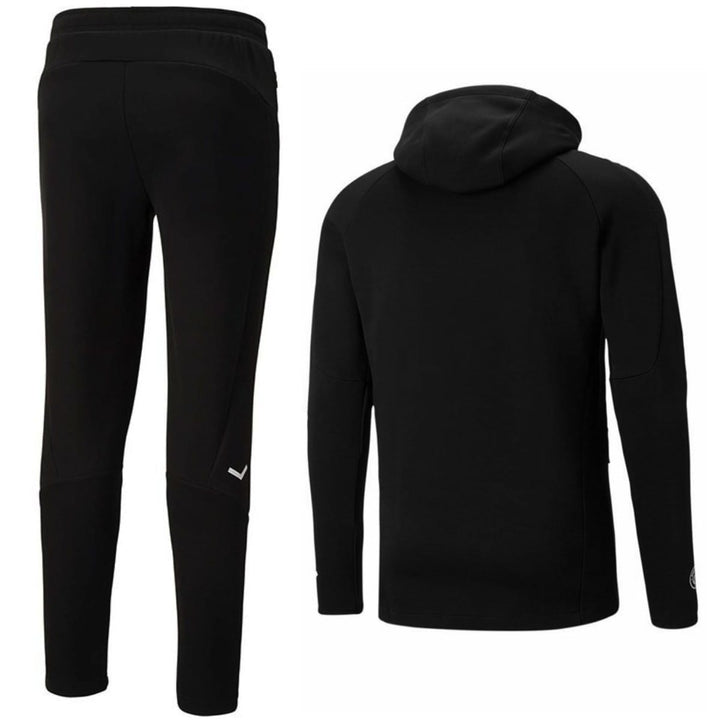 Manchester City black Casual hooded presentation tracksuit 2022/23 - Puma