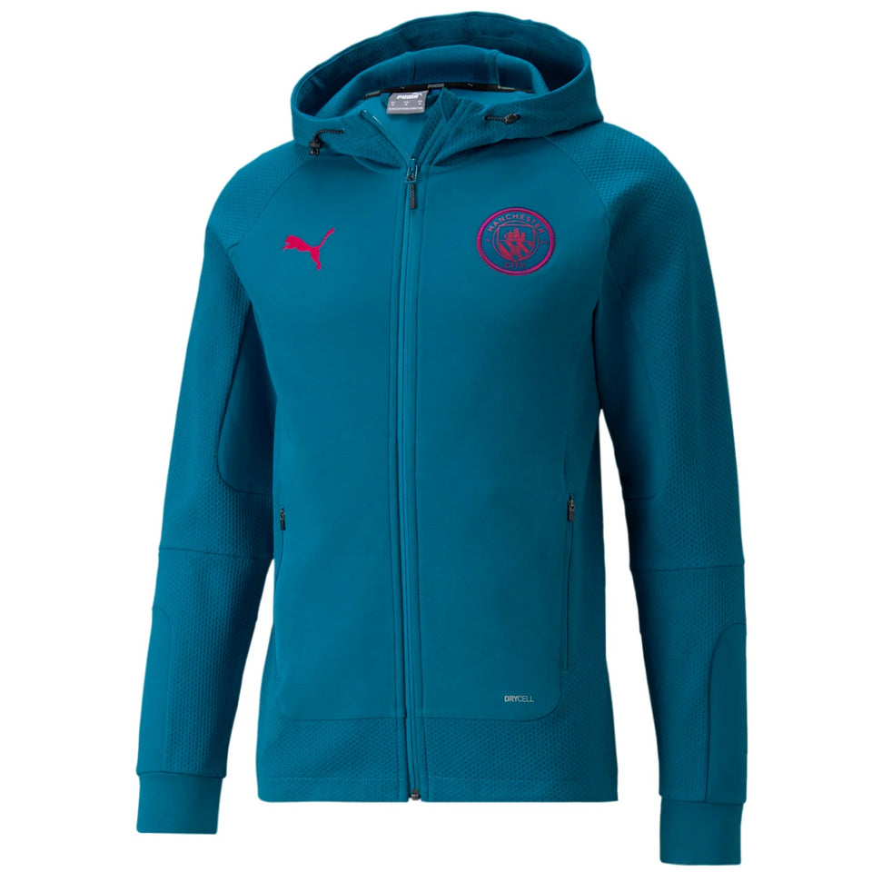 Manchester City hooded Casual presentation tracksuit 2022 - Puma
