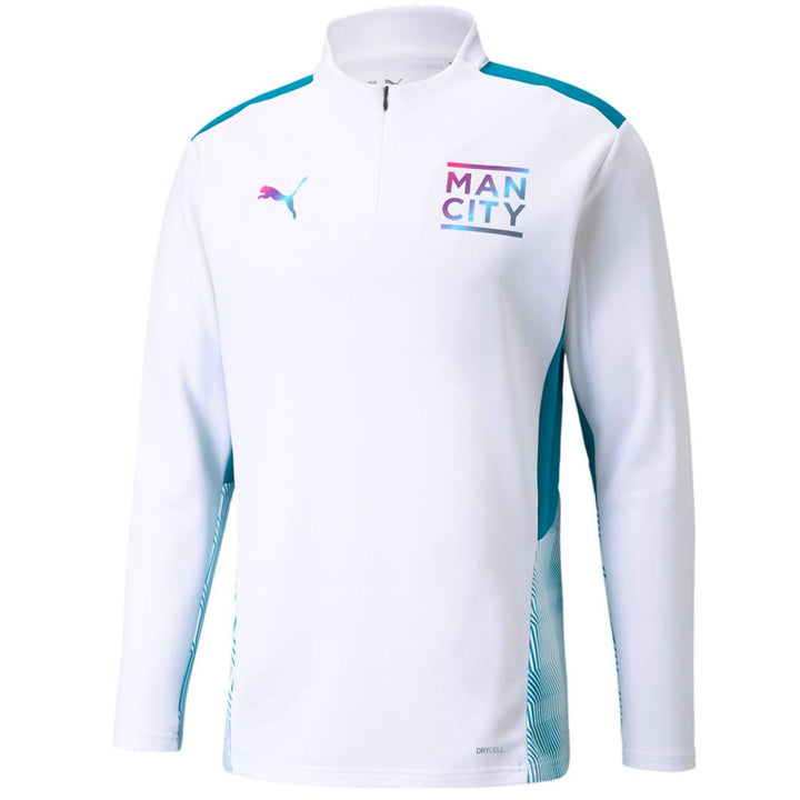 Manchester City white/blue training technical tracksuit 2022 - Puma