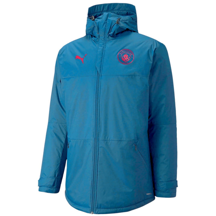 Manchester City UCL soccer bench padded jacket 2021/22 - Puma