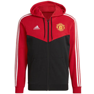 Manchester United Casual 3S hooded presentation tracksuit 2021/22 - Adidas