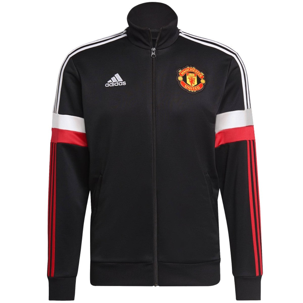 Adidas Manchester United Icon Jacket - Red/Black - Size S