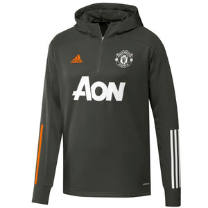 Manchester United hooded training technical tracksuit 2020/21 - Adidas - SoccerTracksuits.com