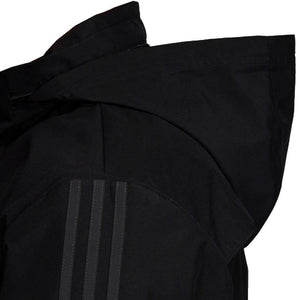 Manchester United soccer black training rain jacket 2019/20 - Adidas - SoccerTracksuits.com