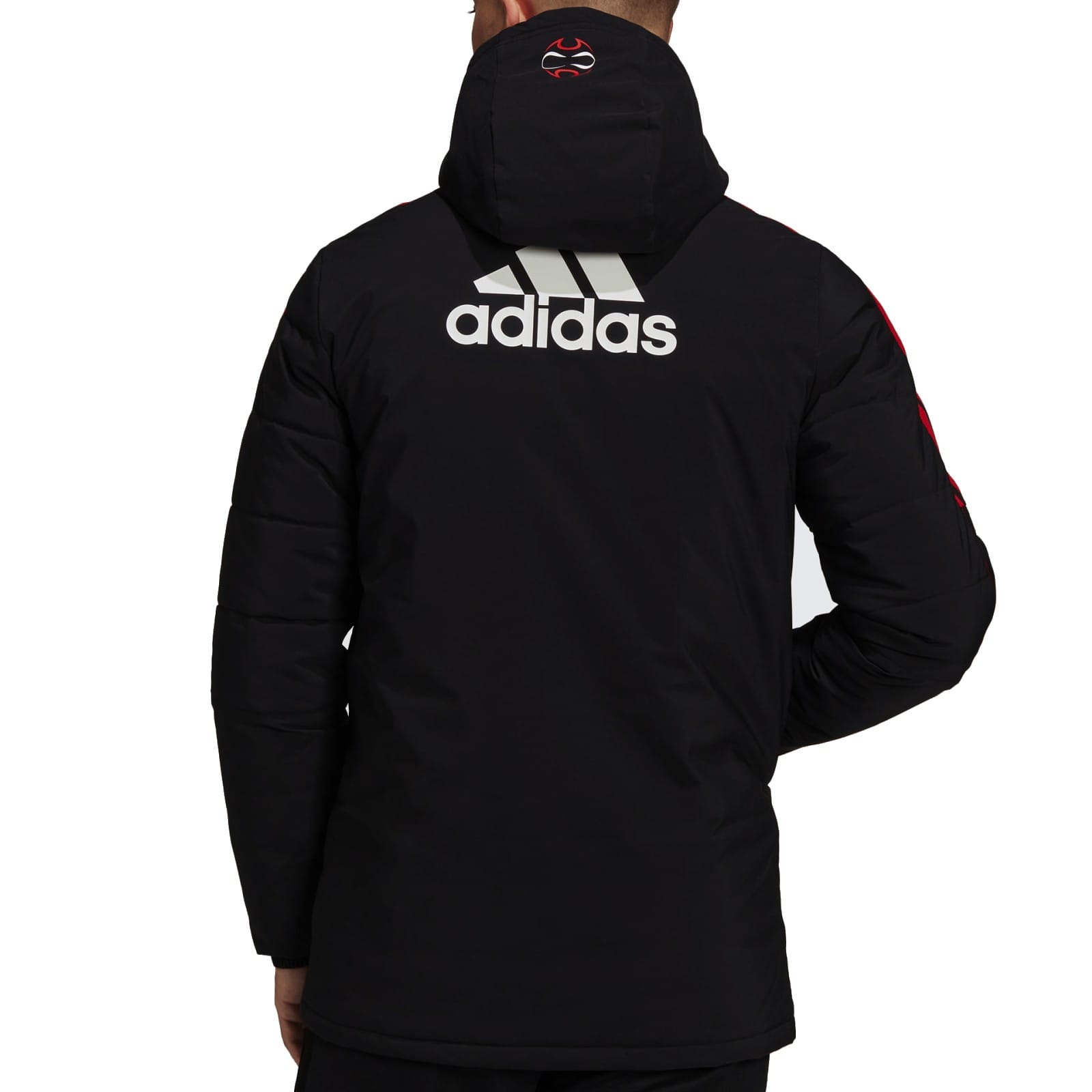 Manchester United soccer retro bench padded jacket 2022 - Adidas