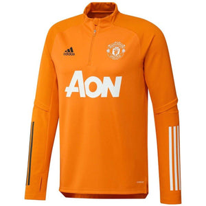 Manchester United orange training technical tracksuit 2021 - Adidas - SoccerTracksuits.com