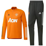 Manchester United orange training technical tracksuit 2021 - Adidas - SoccerTracksuits.com