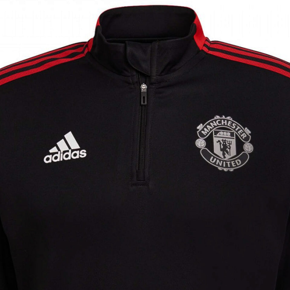 Manchester United black training technical tracksuit 2021/22 - Adidas