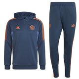 Manchester United hooded training technical soccer tracksuit 2022/23 - Adidas