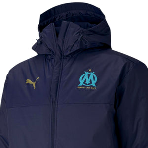 Olympique Marseille padded bench winter jacket 2021 - Puma
